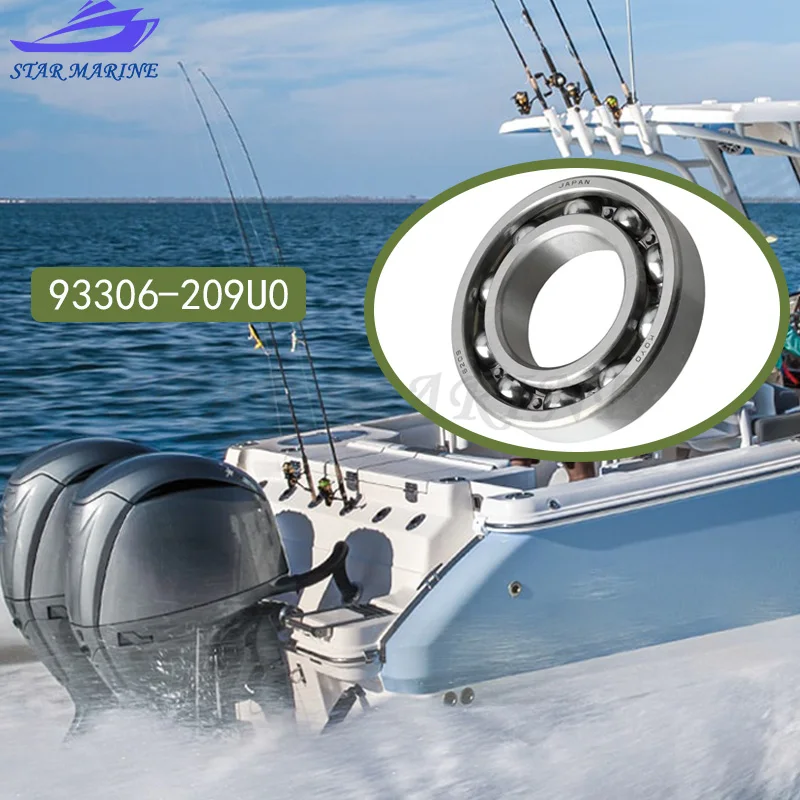 93306-209U0 Шарикоподшипник для подвесного мотора Yamaha 2T 4T 150-175-200-225-220-250 HP 93306-209U0-00 
93306-209U0 Шарикоподшипник для подвесного мотора Yamaha 2T 4T 150-175-200-225-220-250 HP 93306-209U0-00
