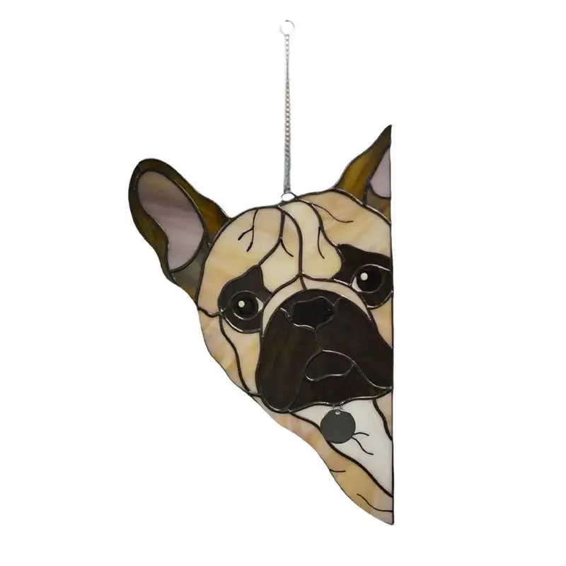 Cute Animal Window Pendant Dog Abstract Stained Acrylic Panel Acrylic Craft Aesthetic Rainbow Catcher Sign For Kids Room
Cute Animal Window Pendant Dog Abstract Stained Acrylic Panel Acrylic Craft Aesthetic Rainbow Catcher Sign For Kids Room