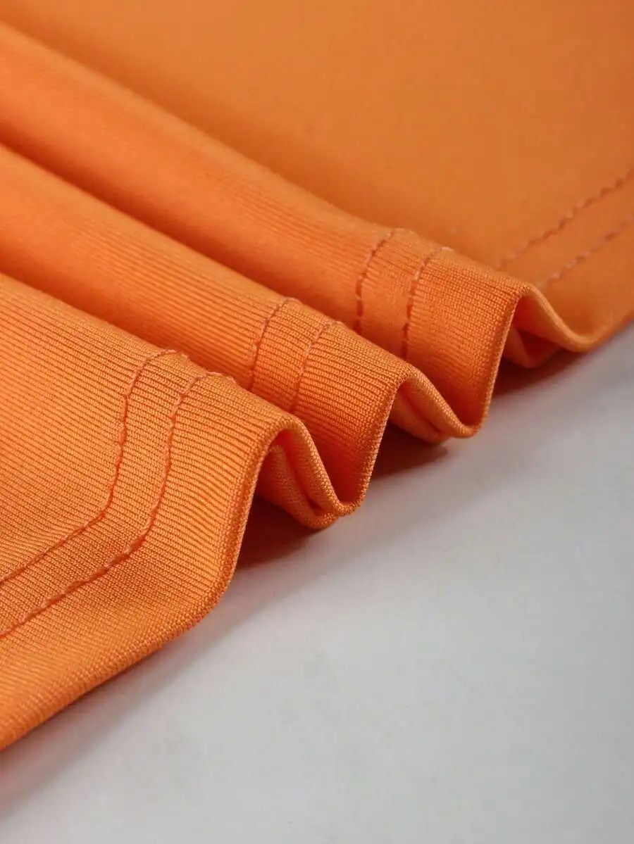 Orange Women’s Long Sleeve Zip-Up Hooded Crop Top With High-Waist Flared Trousers Street Casual Two-Piece Set For Spring
Orange Women’s Long Sleeve Zip-Up Hooded Crop Top With High-Waist Flared Trousers Street Casual Two-Piece Set For Spring