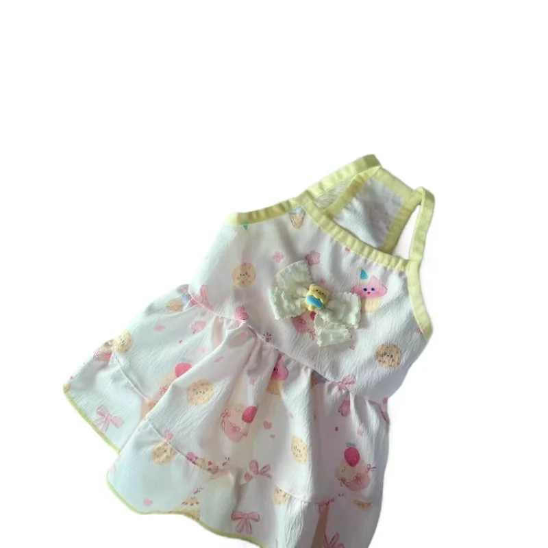 *Pet yellow cotton three-dimensional bow suspender skirt cat dog small dog cute princess summer trend
*Pet yellow cotton three-dimensional bow suspender skirt cat dog small dog cute princess summer trend