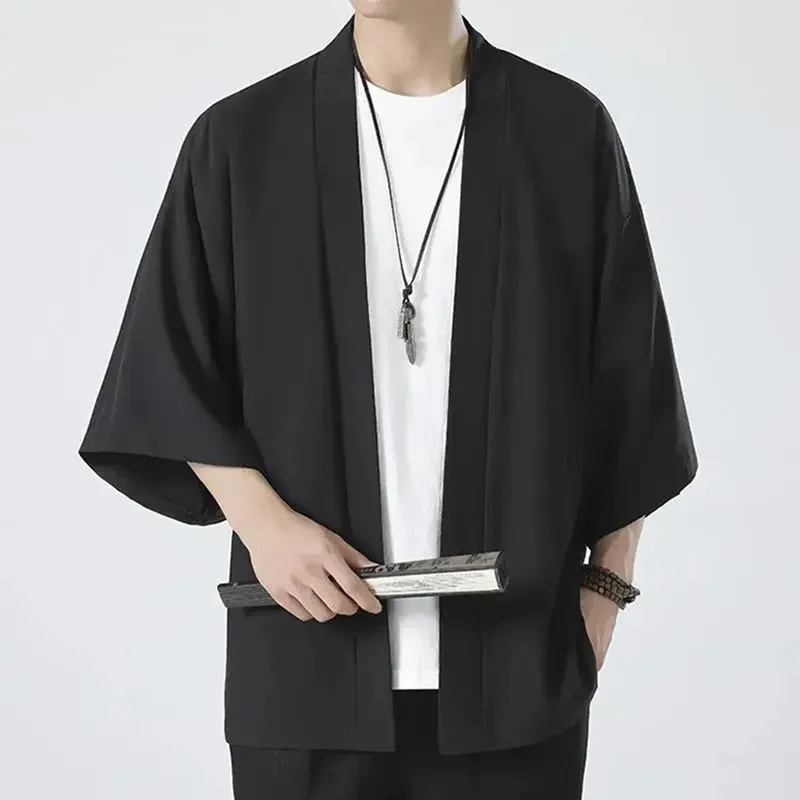 Black Samurai Clothing Japanese Style Cosplay Kimonos Shirt Traditional Haori for Women Men Harajuku Fashion Cardigan Yukata
Black Samurai Clothing Japanese Style Cosplay Kimonos Shirt Traditional Haori for Women Men Harajuku Fashion Cardigan Yukata