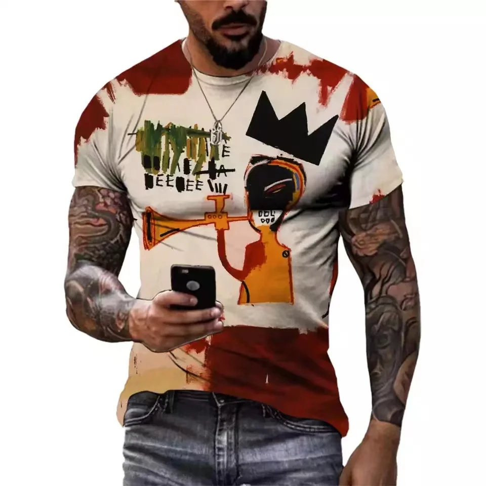 Fashion Personality Graffiti Street Art Men T-Shirts Summer Trend Casual Hip Hop Harajuku 3D Printed Short Sleeve Streetwear Tee
Fashion Personality Graffiti Street Art Men T-Shirts Summer Trend Casual Hip Hop Harajuku 3D Printed Short Sleeve Streetwear Tee