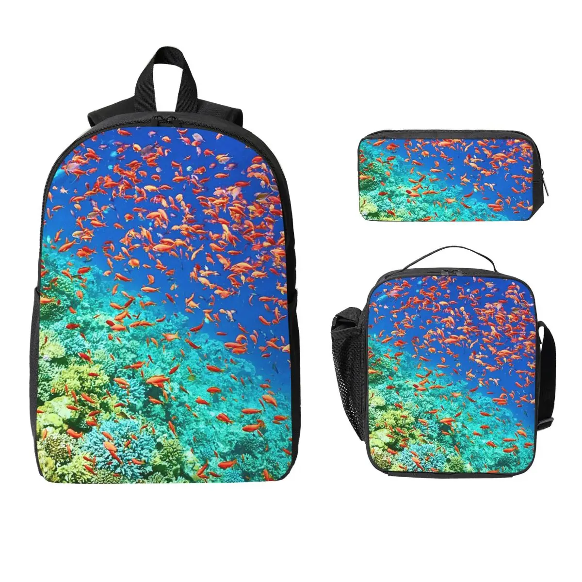 Coral Reefs And Fish In The Deep Ocean Backpack BookBag School Bag Laptop Shoulder Bags 3ps Insulated Lunch Bag Pencil Case
Coral Reefs And Fish In The Deep Ocean Backpack BookBag School Bag Laptop Shoulder Bags 3ps Insulated Lunch Bag Pencil Case