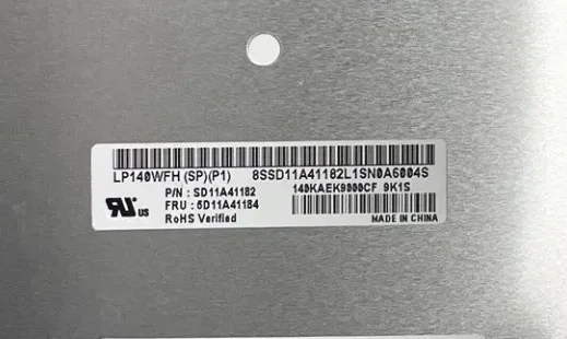 LP140WFH-SPP1 LP140WFH SPP1 14.0'' IPS Laptop LCD Screen Panel Matrix 1920*1080 EDP 30 Pins
LP140WFH-SPP1 LP140WFH SPP1 14.0'' IPS Laptop LCD Screen Panel Matrix 1920*1080 EDP 30 Pins