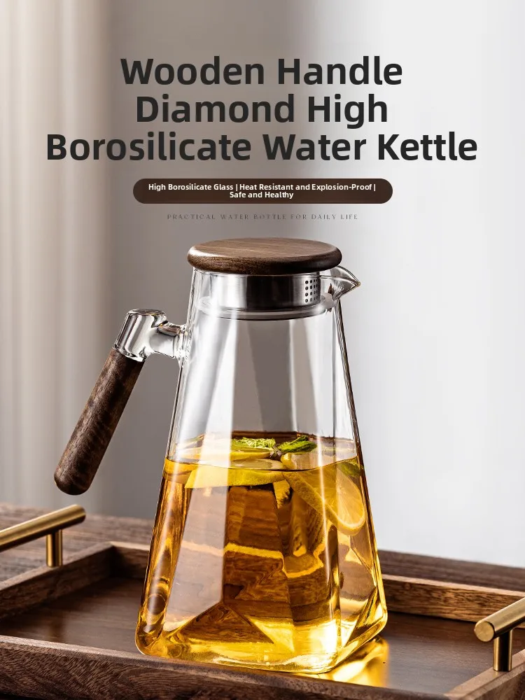 Стеклянный кувшин для холодной воды с большой емкостью, пищевой, для холодного заваривания чая, хранения сока, стакан для холодной воды, термостойкий
Стеклянный кувшин для холодной воды с большой емкостью, пищевой, для холодного заваривания чая, хранения сока, стакан для холодной воды, термостойкий