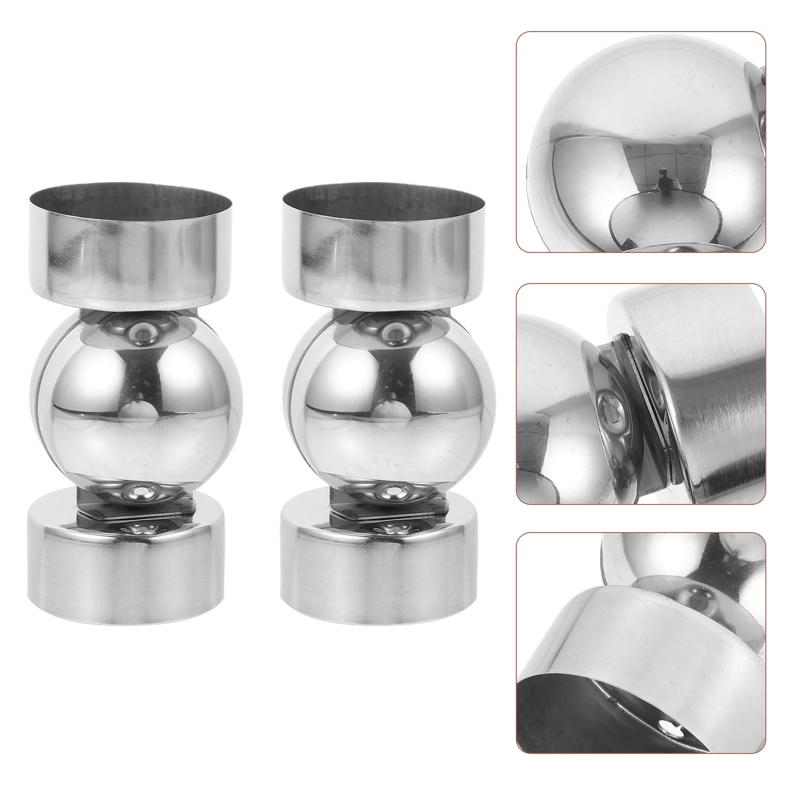 2 Pcs Stair Handrails End Caps Covers Replacement for Silver Stainless Steel Metal
2 Pcs Stair Handrails End Caps Covers Replacement for Silver Stainless Steel Metal
