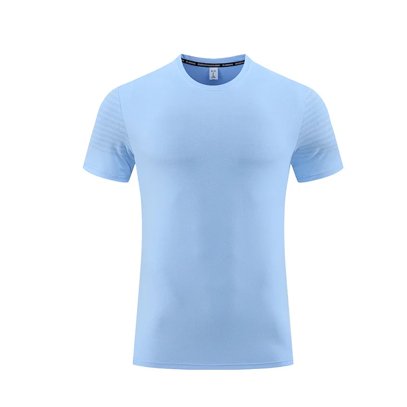 New short sleeved quick drying top for men's summer ice silk running fitness training casual ball wear sports T-shirts for men
New short sleeved quick drying top for men's summer ice silk running fitness training casual ball wear sports T-shirts for men