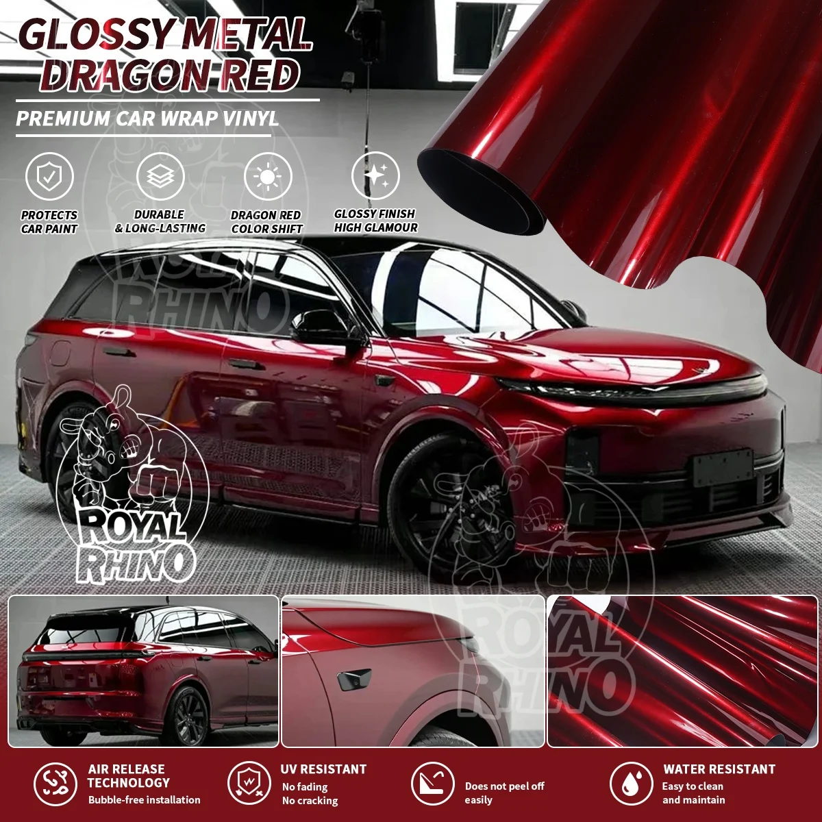PET Line Dragon Blood Red Glossy Metallic 152x100/50/30CM Car Wrap Vinyl Film Motorcycle Modification
PET Line Dragon Blood Red Glossy Metallic 152x100/50/30CM Car Wrap Vinyl Film Motorcycle Modification