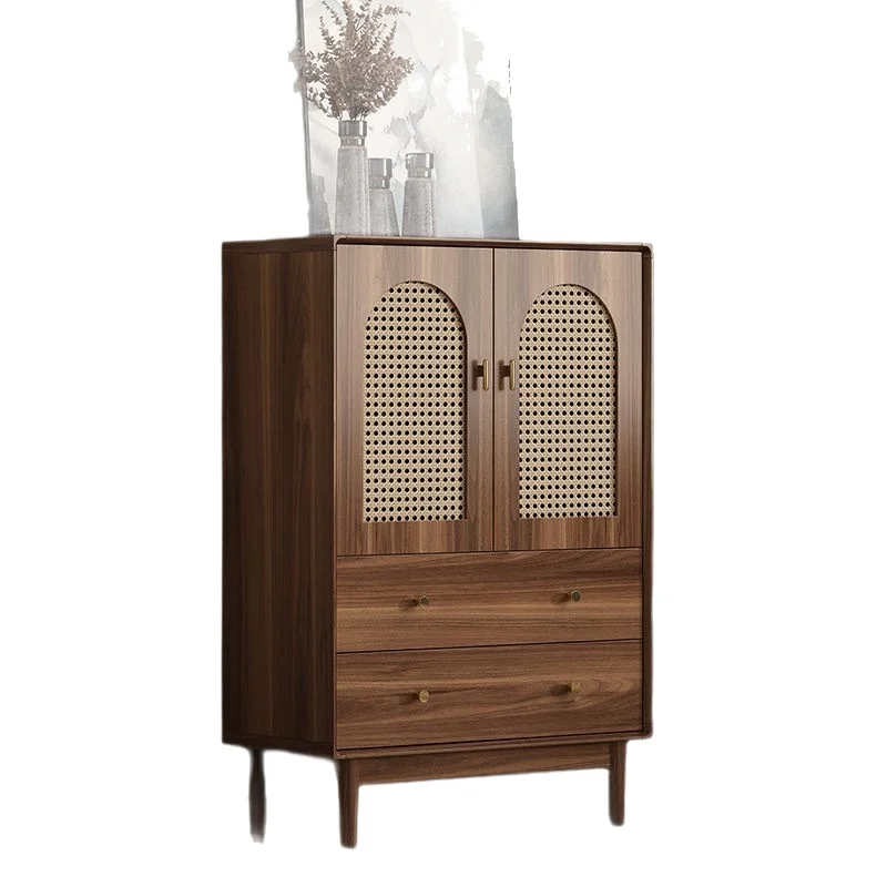 Retro rattan solid wood storage cabinet, storage living room bedroom wall storage drawer cabinet 
Retro rattan solid wood storage cabinet, storage living room bedroom wall storage drawer cabinet