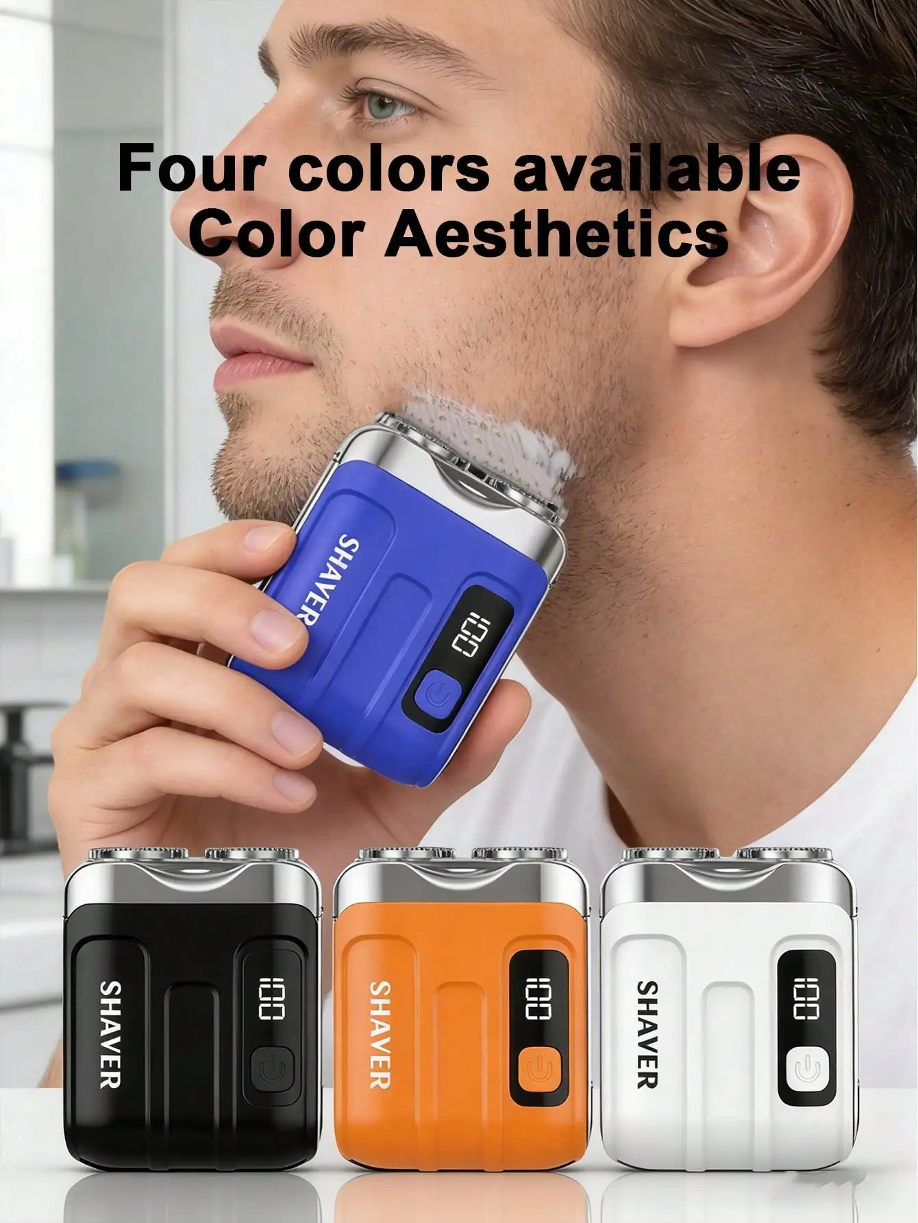 Mini Electric Smart Shaver Household Car Shaver Digital Display Dual Blade Rechargeable Shaver Powerful Beard Trimmer Tool, Father's Day
Mini Electric Smart Shaver Household Car Shaver Digital Display Dual Blade Rechargeable Shaver Powerful Beard Trimmer Tool, Father's Day