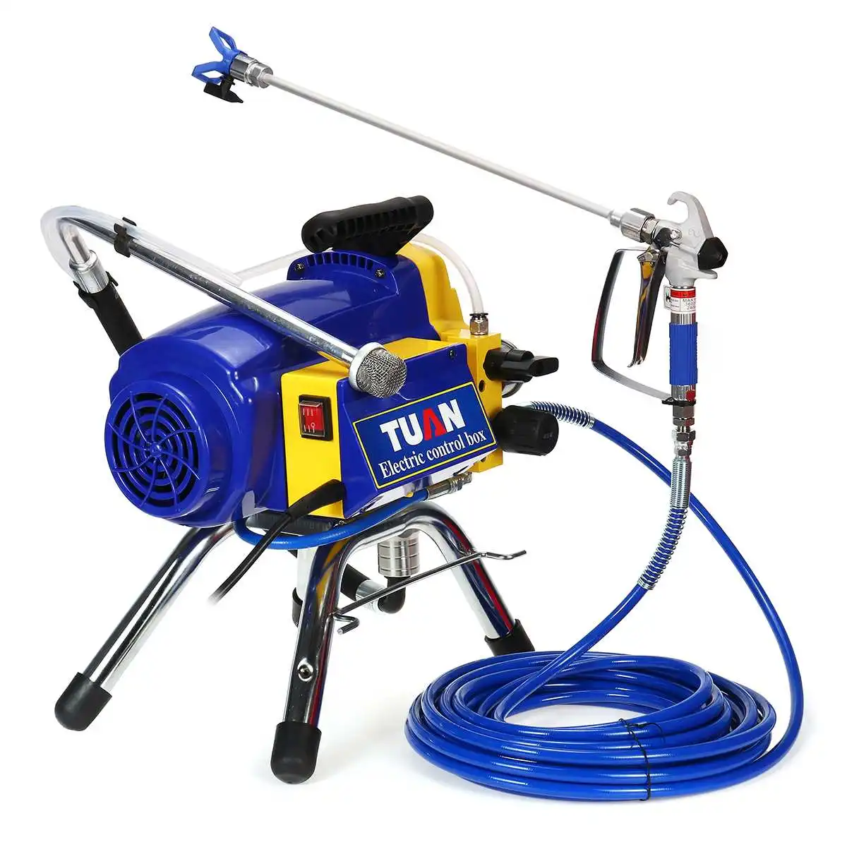 AP4900 High-pressure Airless Spraying Machine Professional Airless Spray Gun 20Mpa Airless Paint Sprayer Painting Machine Tool
AP4900 High-pressure Airless Spraying Machine Professional Airless Spray Gun 20Mpa Airless Paint Sprayer Painting Machine Tool