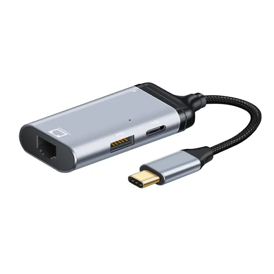 Adapter USB-C Type-C USB3.1 to 1000Mbps Gigabit Ethernet Network with Female PD Power Port for Laptop &
Adapter USB-C Type-C USB3.1 to 1000Mbps Gigabit Ethernet Network with Female PD Power Port for Laptop &
