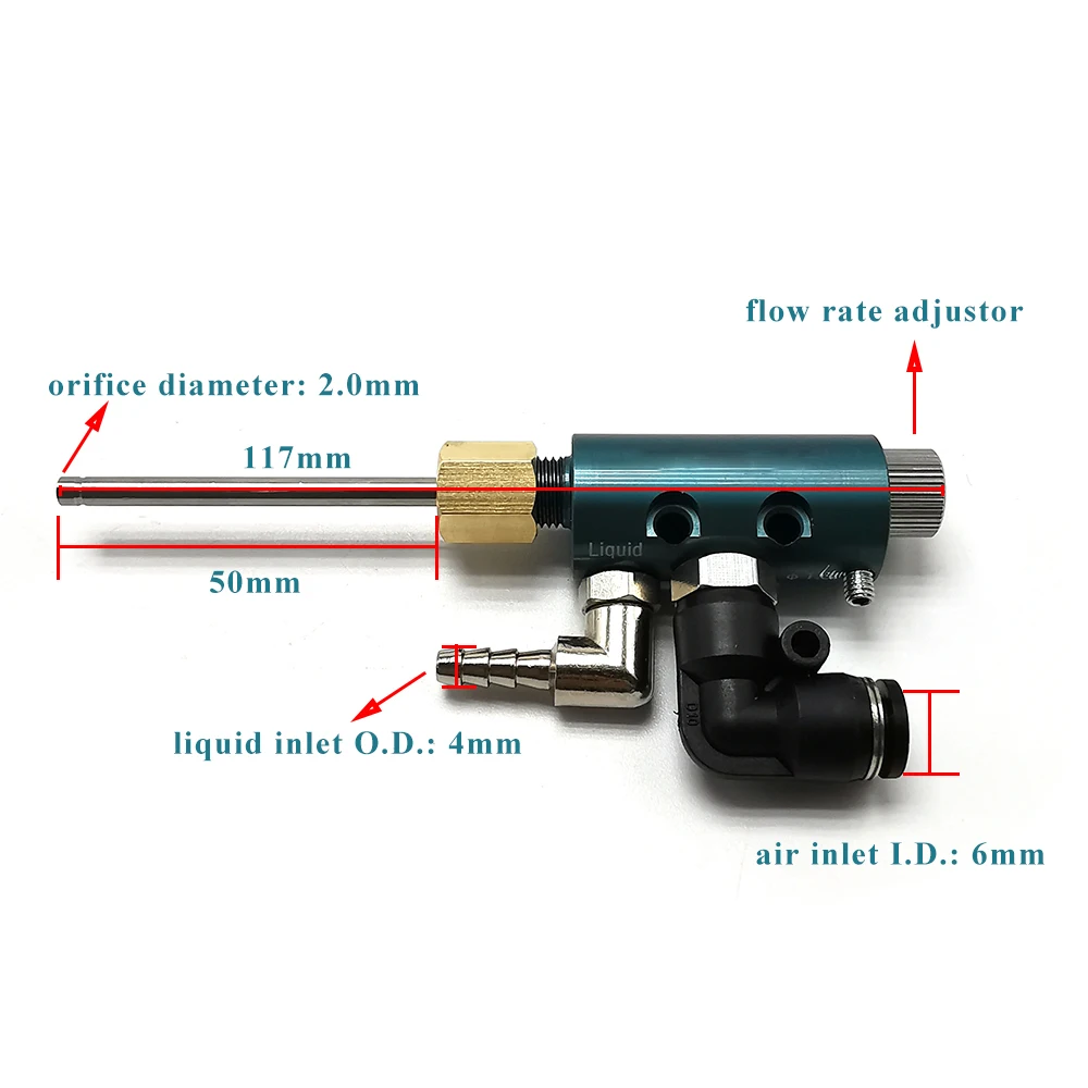 10Pcs High Quality Two-fluid Water vapor Mixing Adjustable air Atomizing Spray Gun High Pressure Humidification Spray Gun Head
10Pcs High Quality Two-fluid Water vapor Mixing Adjustable air Atomizing Spray Gun High Pressure Humidification Spray Gun Head