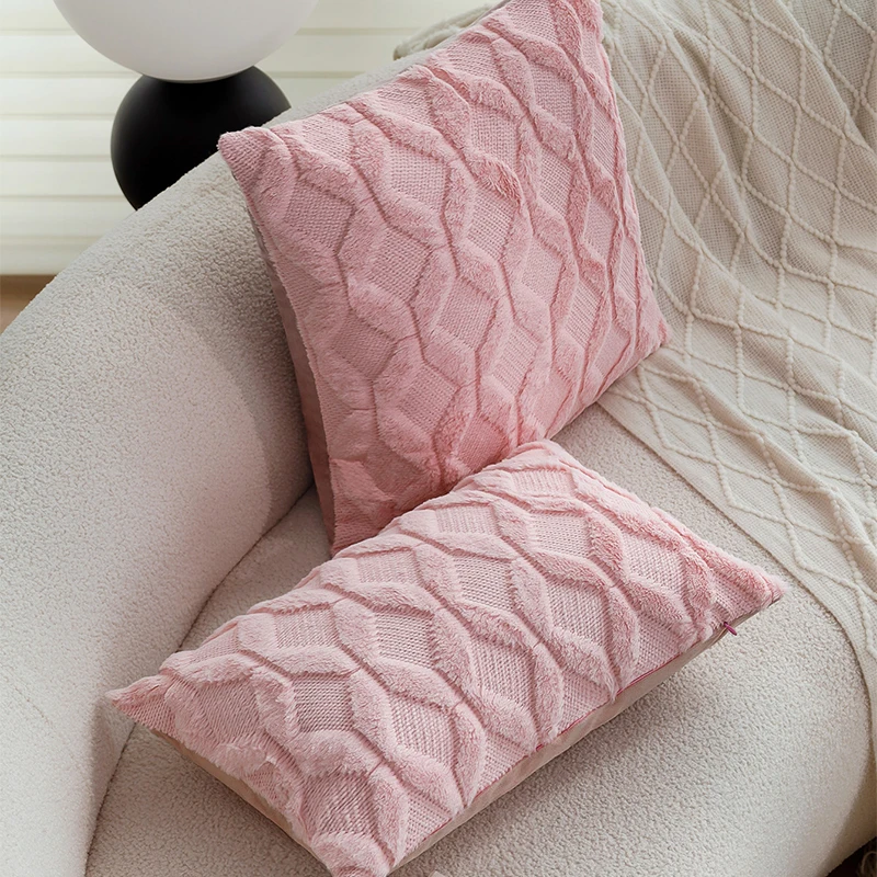 CANIRICA Cushion Cover Nordic Pink Plush 30x50cm40x40cm45x45cm50x50cm Home Decorative Coussion for Living Room Sofa Pillow Cover
CANIRICA Cushion Cover Nordic Pink Plush 30x50cm40x40cm45x45cm50x50cm Home Decorative Coussion for Living Room Sofa Pillow Cover