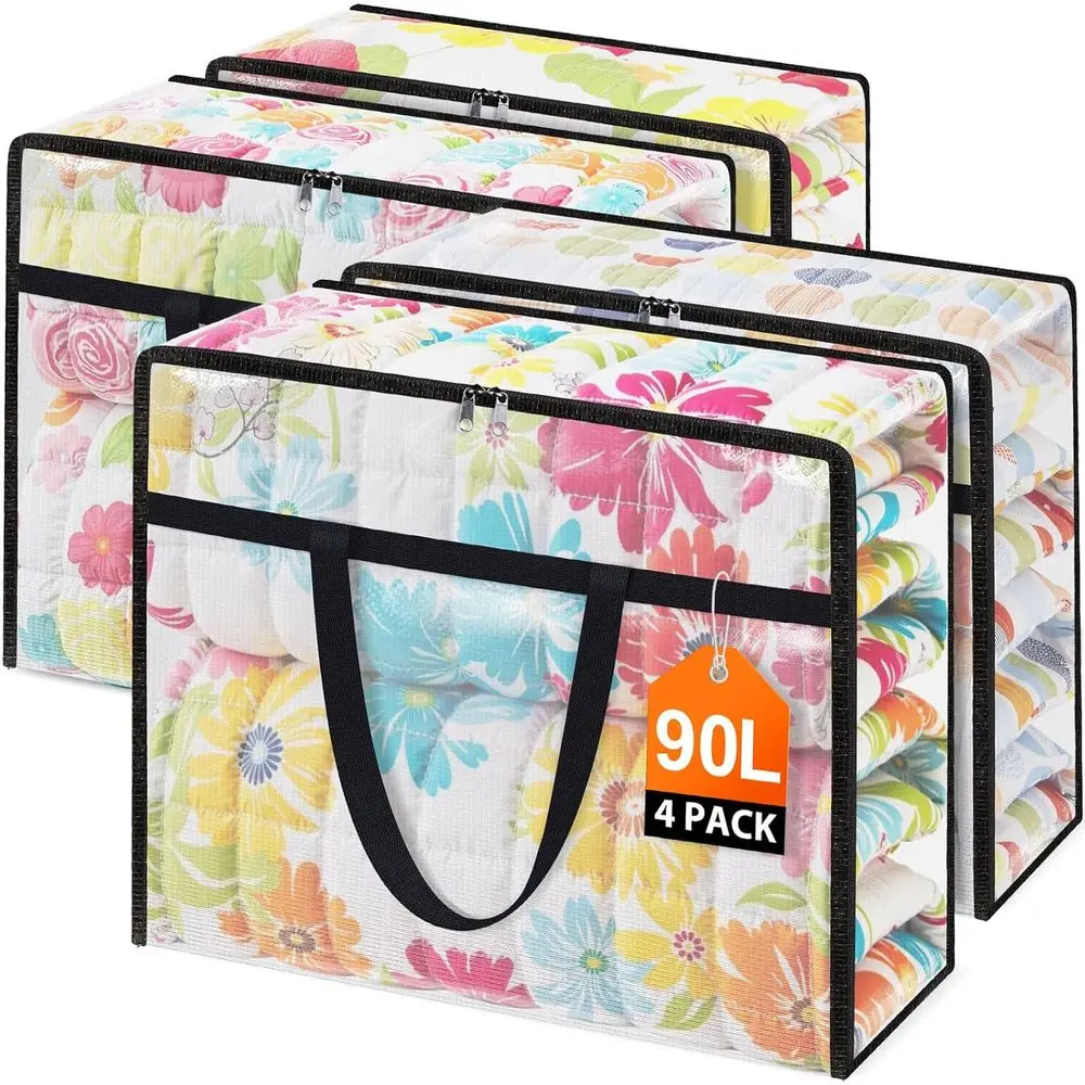 Контейнеры для хранения под кроватью - набор из 4 больших сумок для хранения одежды с крышкой и ручками, складные сумки для переезда, органайзер для одежды.
Контейнеры для хранения под кроватью - набор из 4 больших сумок для хранения одежды с крышкой и ручками, складные сумки для переезда, органайзер для одежды.