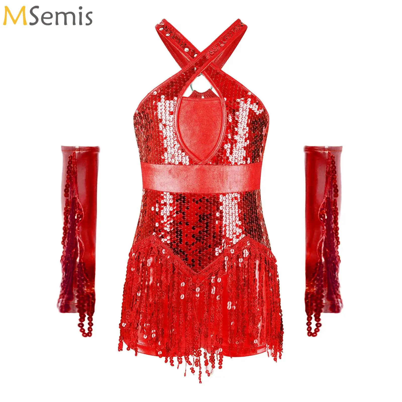 Kids Girls Latin Ballet Jersey Cha-Cha Performance Costume Sequins Tassel Skirted Ballroom Dance Leotard Dress+Gloves Outfits
Kids Girls Latin Ballet Jersey Cha-Cha Performance Costume Sequins Tassel Skirted Ballroom Dance Leotard Dress+Gloves Outfits