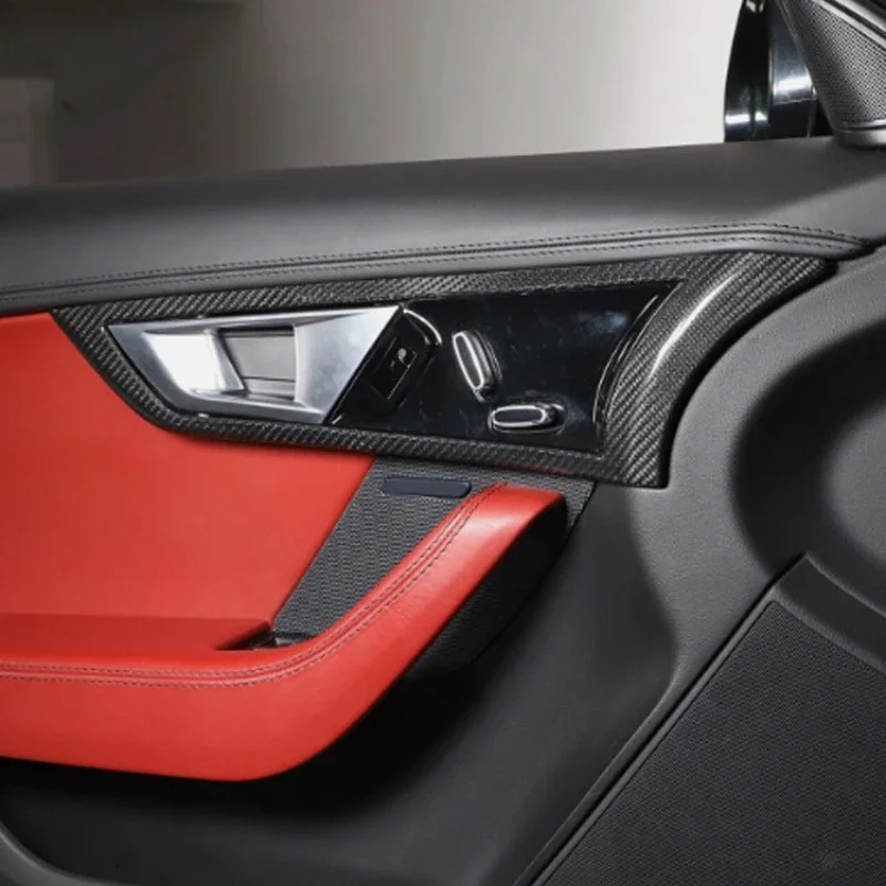 For Jaguar F-TYPE Real Dry Carbon Fiber 2013-2024 Interior Decoration Door Panel Handle Frame Cover Modification Accessories
For Jaguar F-TYPE Real Dry Carbon Fiber 2013-2024 Interior Decoration Door Panel Handle Frame Cover Modification Accessories