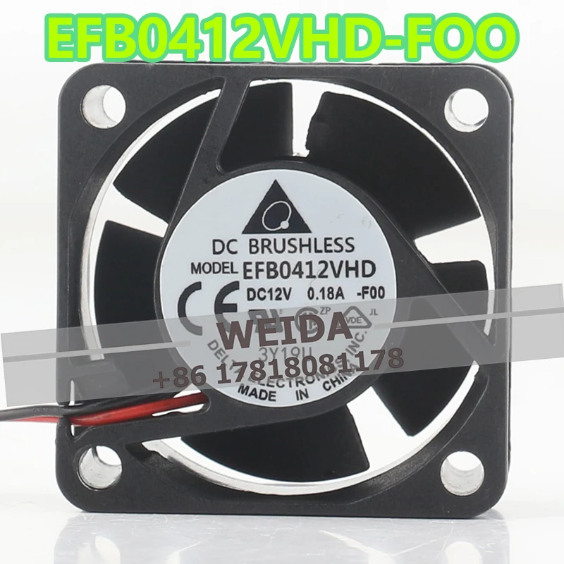 Delta 12V 0.18A 4020 Server Switch Double Ball Two-wire Chassis EFB0412VHD-F00-JL Cooling Fan
Delta 12V 0.18A 4020 Server Switch Double Ball Two-wire Chassis EFB0412VHD-F00-JL Cooling Fan