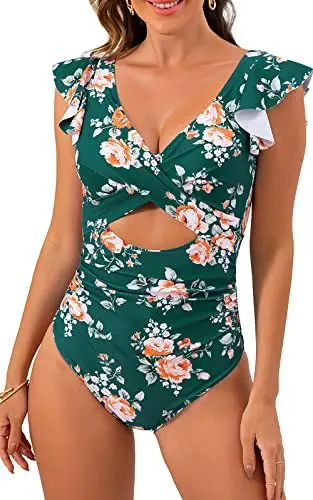 Tummy Control One-piece Swimsuit Bikini Cut Out Monokini Women's Solid Color Ruffle Backless Beachwear Summer Fashion Girls
Tummy Control One-piece Swimsuit Bikini Cut Out Monokini Women's Solid Color Ruffle Backless Beachwear Summer Fashion Girls