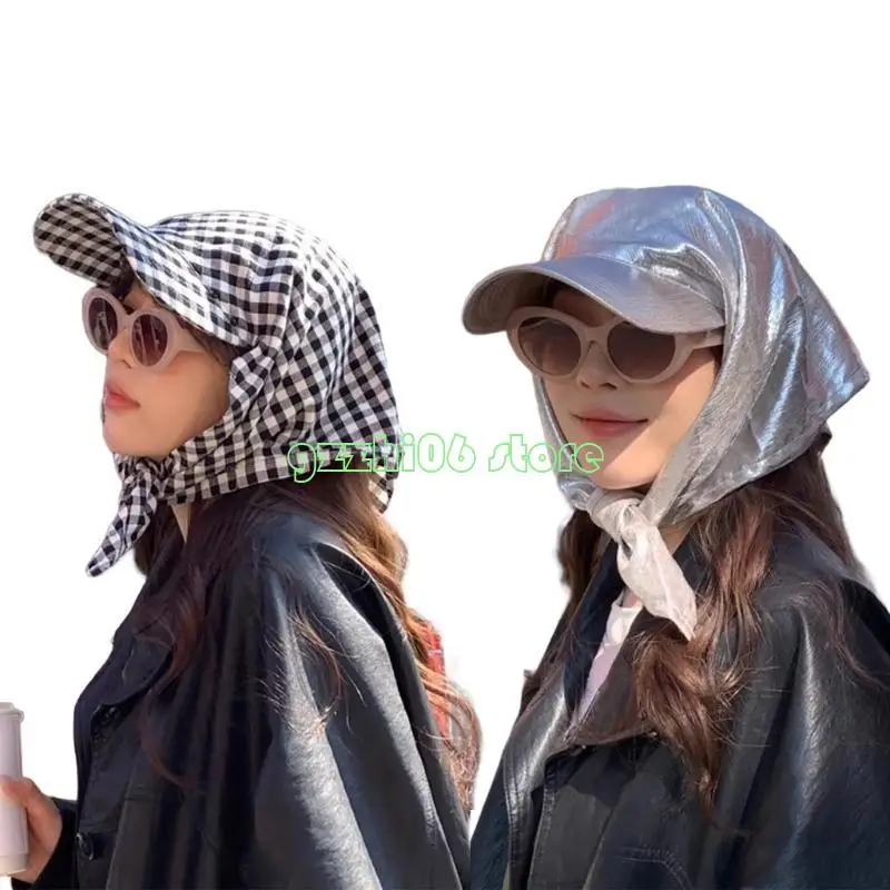 T5UF Popular Checker Headscarf Hat Bandana Caps For Women and Teens Outdoor Activity
T5UF Popular Checker Headscarf Hat Bandana Caps For Women and Teens Outdoor Activity