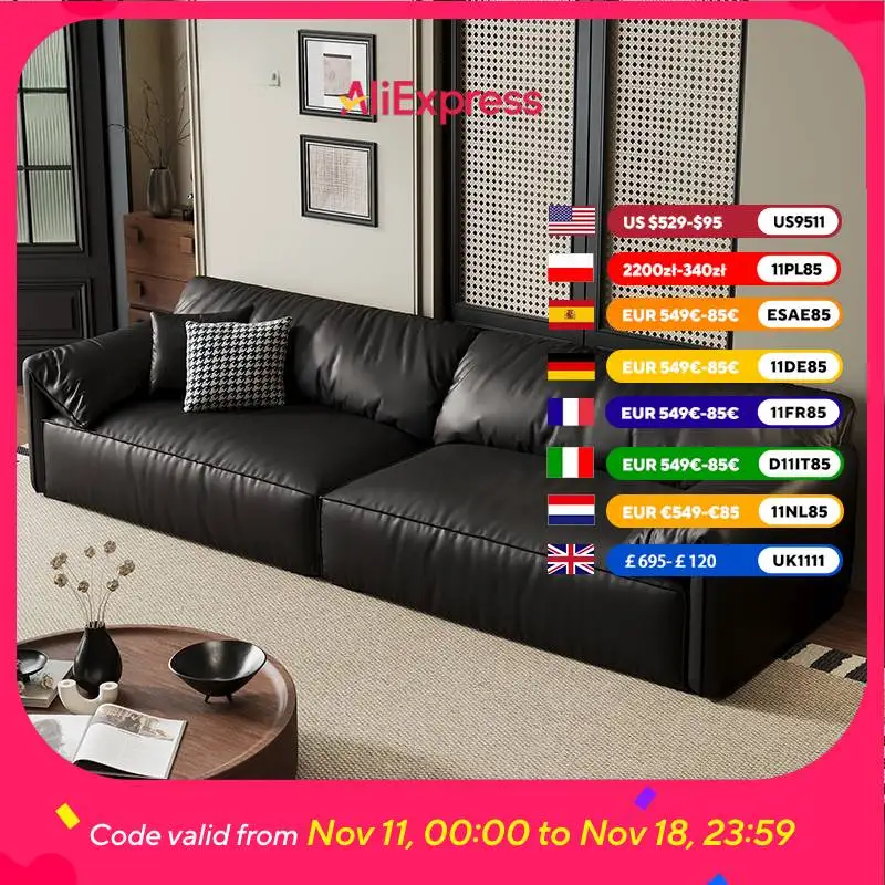 Wood Black European Sofas Filler Waterproof Design Floor Recliner Puffs Couch Salon Luxury Modern Divano 2 Posti Home Furniture
Wood Black European Sofas Filler Waterproof Design Floor Recliner Puffs Couch Salon Luxury Modern Divano 2 Posti Home Furniture