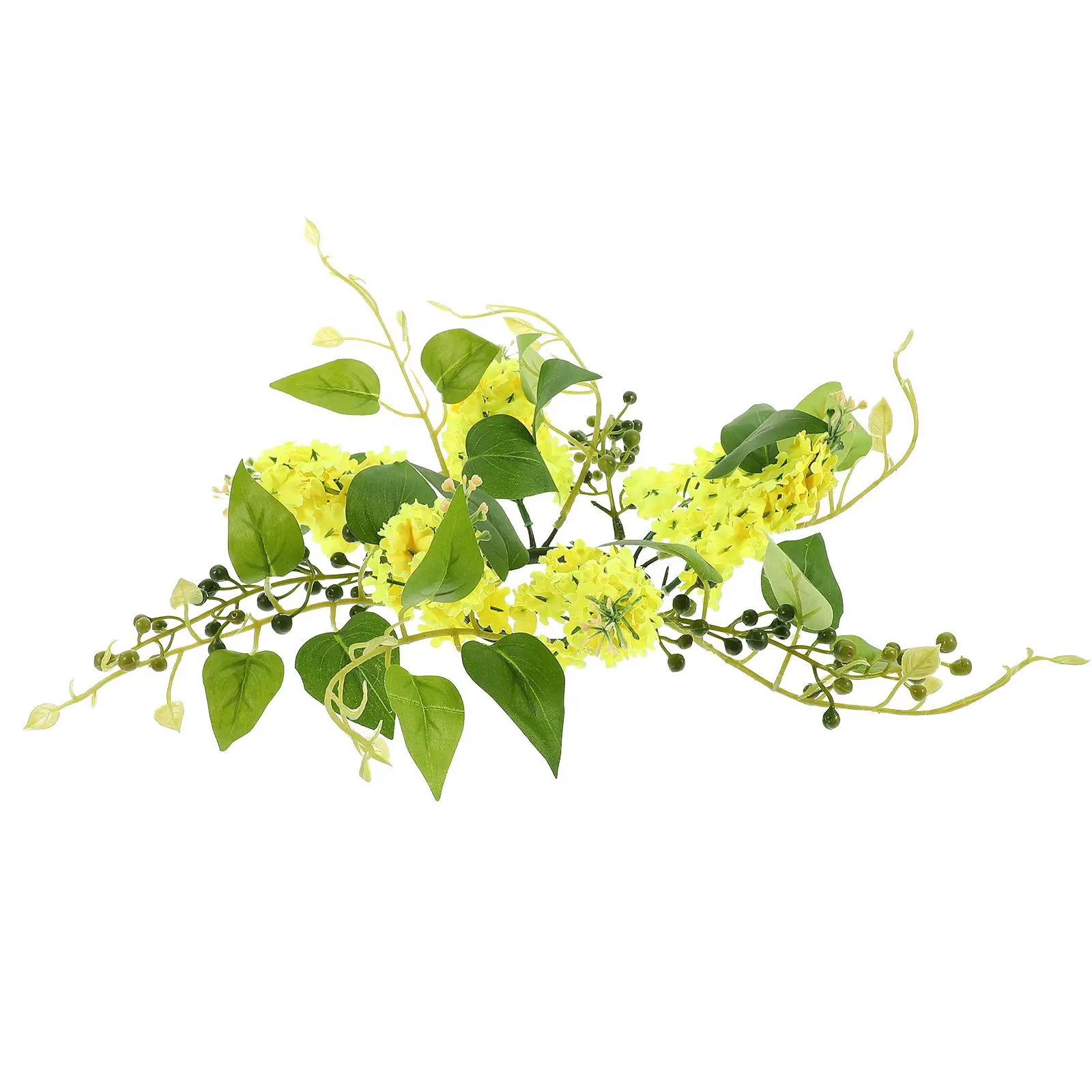 The Ring Artificial Candlestick Garland Wreath Pillar Rings for Flower Wreaths Leaf Yellow Wedding Party Decoration
The Ring Artificial Candlestick Garland Wreath Pillar Rings for Flower Wreaths Leaf Yellow Wedding Party Decoration