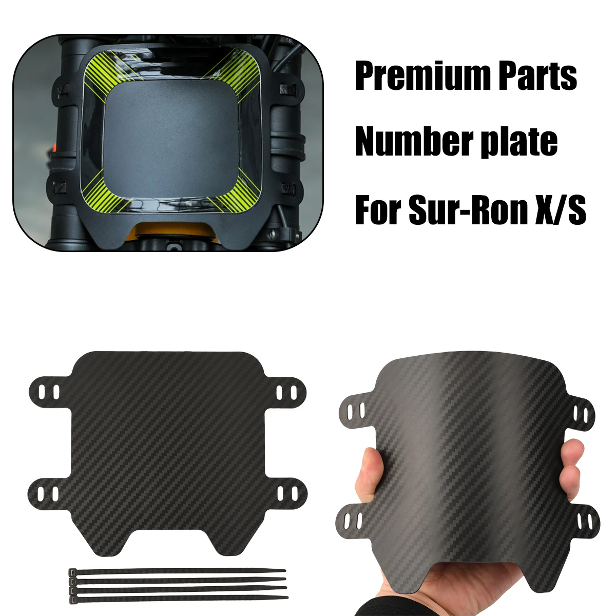 Electric Bike Motorcycle Front License Number Plate Registration Plate For Surron Sur-Ron Light Bee Light X & Bee S Universal
Electric Bike Motorcycle Front License Number Plate Registration Plate For Surron Sur-Ron Light Bee Light X & Bee S Universal