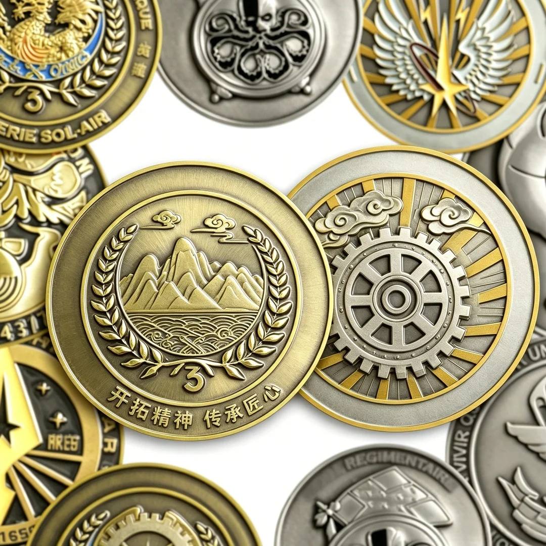 Custom 3D Enamel Challenge Coin, Free Design Gold Silver Plated Themed Commemorative Coin for Collectors & Keepsakes
Custom 3D Enamel Challenge Coin, Free Design Gold Silver Plated Themed Commemorative Coin for Collectors & Keepsakes