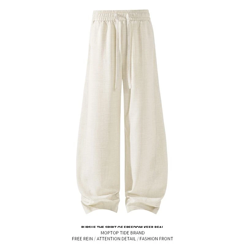 Mr. Old Money Retro Linen Look Straight Leg Pants Loose Elastic Waist Commuter Casual Pants Men Women Large Size
Mr. Old Money Retro Linen Look Straight Leg Pants Loose Elastic Waist Commuter Casual Pants Men Women Large Size