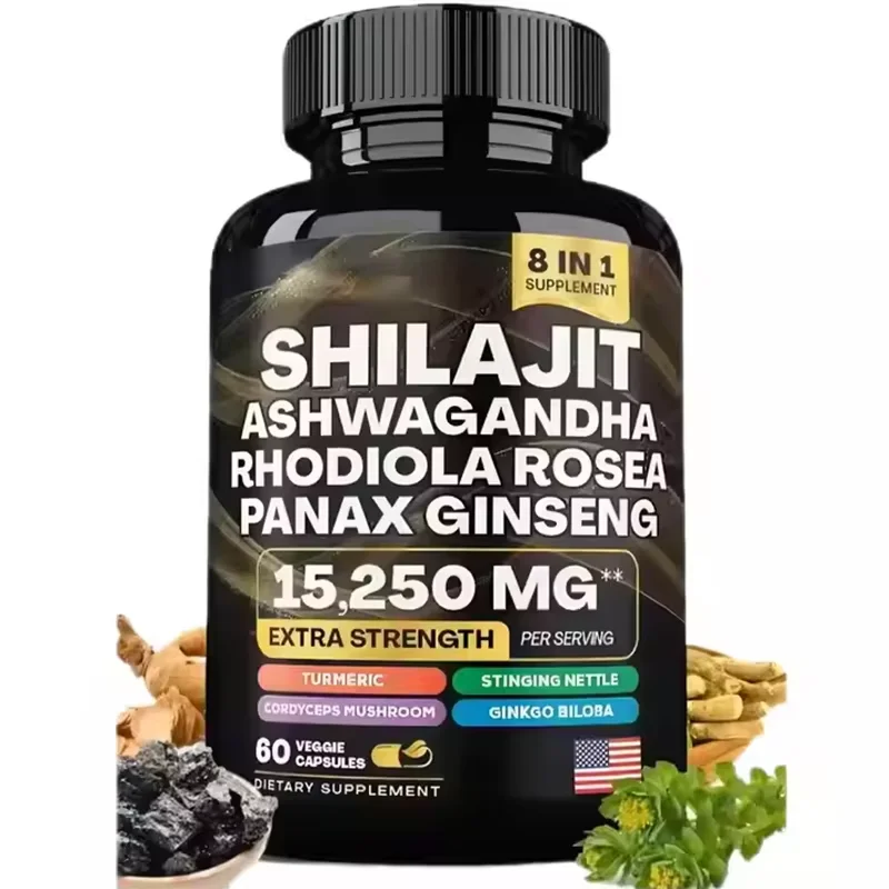 Чистые натуральные гималайские капсулы Shilajit, 100% чистые органические капсулы Shilajit, 1000 мг морского моха
Чистые натуральные гималайские капсулы Shilajit, 100% чистые органические капсулы Shilajit, 1000 мг морского моха
