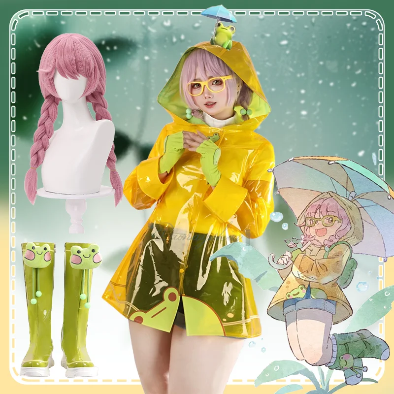 Игра OW2 Mei Dancing Lightly In The Rain Косплей Костюм Желтый купальник с капюшоном Обувь Юбка Парик Комплект Хэллоуин Карнавал
Игра OW2 Mei Dancing Lightly In The Rain Косплей Костюм Желтый купальник с капюшоном Обувь Юбка Парик Комплект Хэллоуин Карнавал