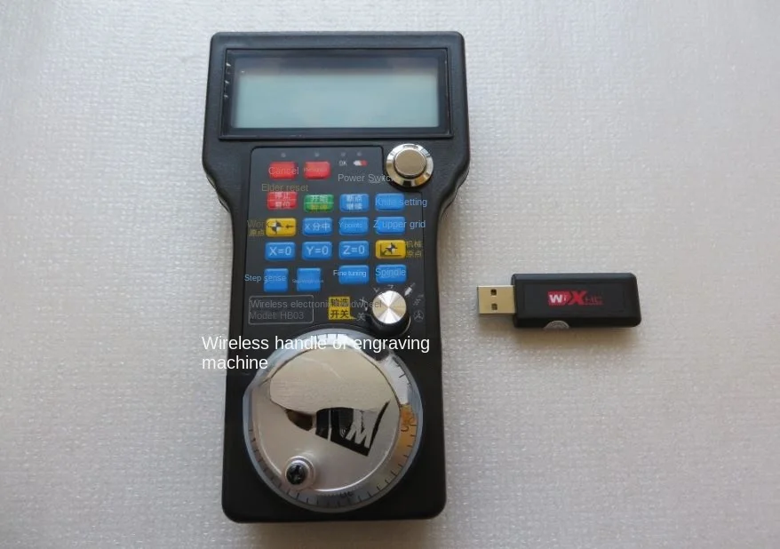 Engraving Machine Wireless Remote Control V8 Engraving Machine Wireless Electronic Hand Wheel WHB03-L Chinese Version
Engraving Machine Wireless Remote Control V8 Engraving Machine Wireless Electronic Hand Wheel WHB03-L Chinese Version