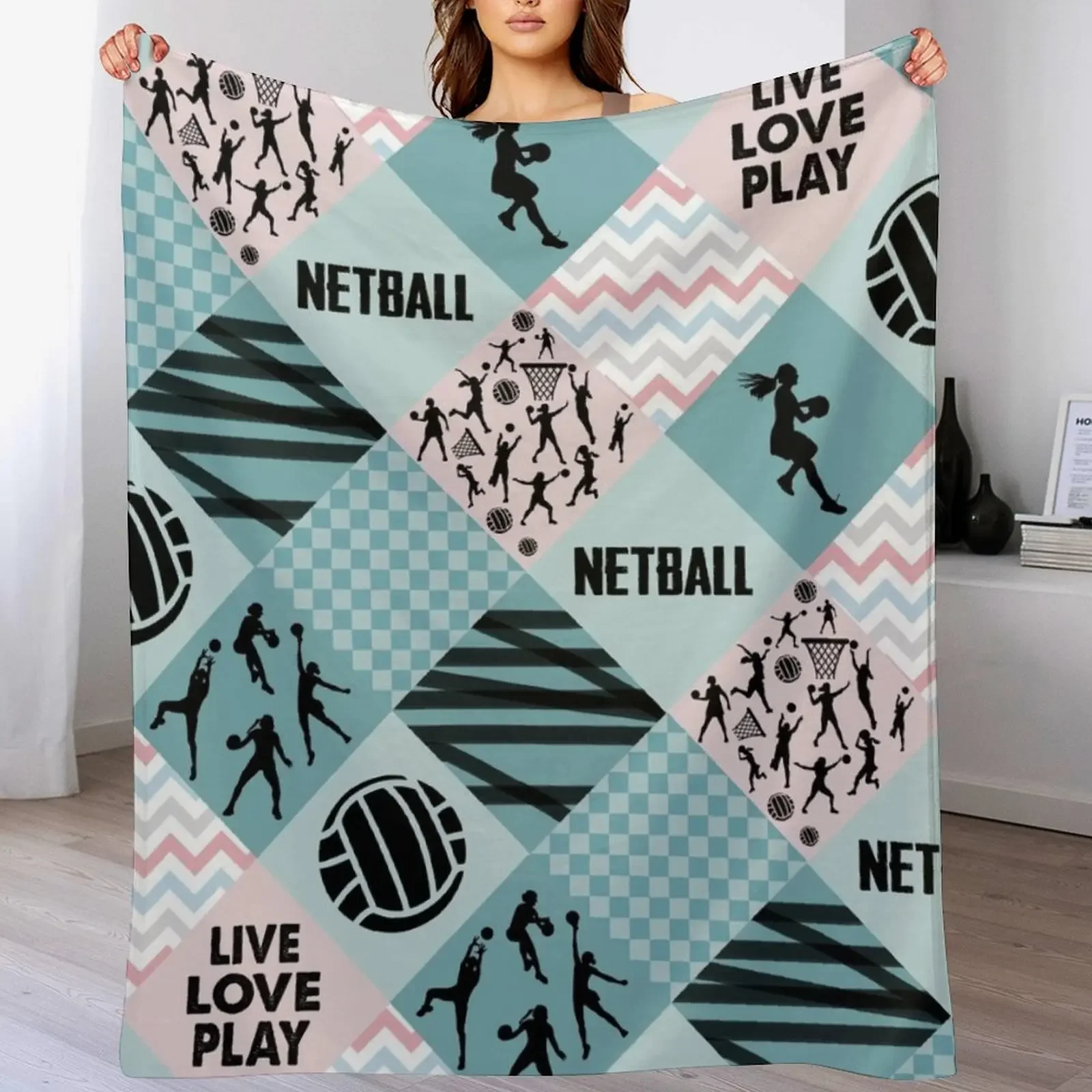 NETBALL PATTERN CROSS Throw Blanket Warm Throw Blanket Gift for Anniversary
NETBALL PATTERN CROSS Throw Blanket Warm Throw Blanket Gift for Anniversary