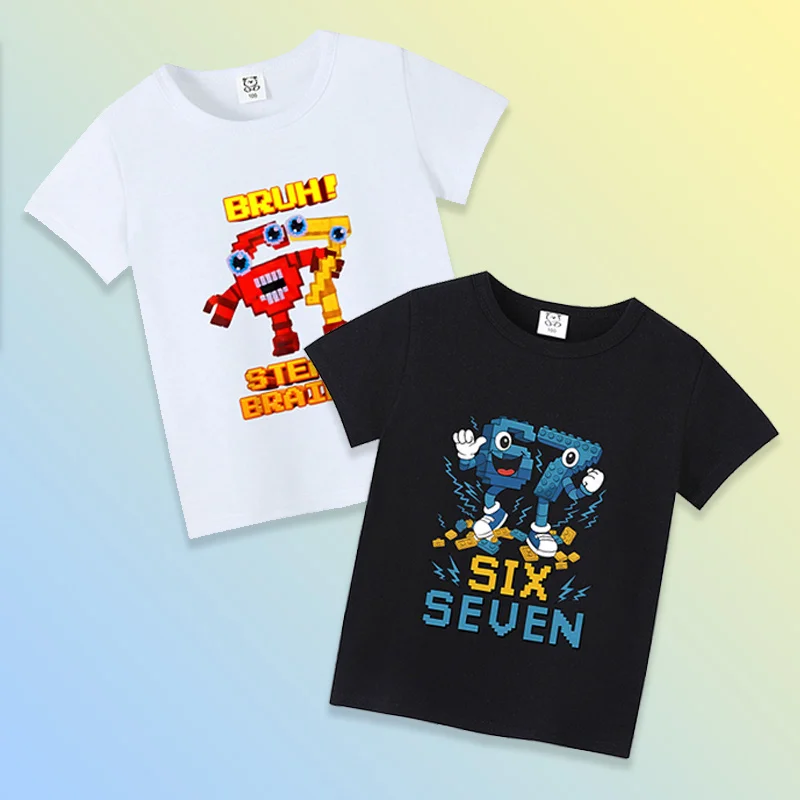 Steal A Brainrot T-shirt Funny Meme for Boys Girls Tshirt 67 Six Seven 6-7 Children Game Y2k Saying Tee Streetwear Birthday Gift
Steal A Brainrot T-shirt Funny Meme for Boys Girls Tshirt 67 Six Seven 6-7 Children Game Y2k Saying Tee Streetwear Birthday Gift
