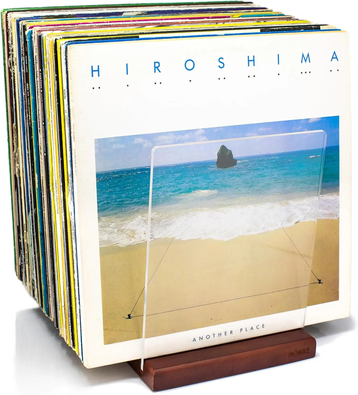 Mid-Century Record Holder for 60-70 LPs, Complements Any Turntable (Brown)
Mid-Century Record Holder for 60-70 LPs, Complements Any Turntable (Brown)