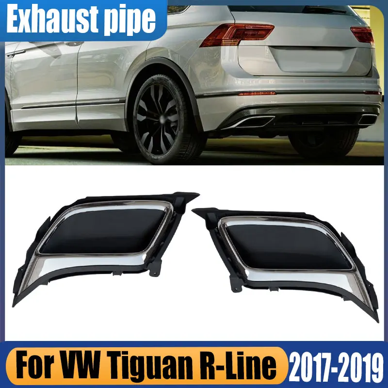 For VW Volkswagen Tiguan R-Line 2017 2018 2019 Auto Rear Bumper Muffler Trim Cover Rear Bumper Exhaust Pipe Fram Car Accessories
For VW Volkswagen Tiguan R-Line 2017 2018 2019 Auto Rear Bumper Muffler Trim Cover Rear Bumper Exhaust Pipe Fram Car Accessories