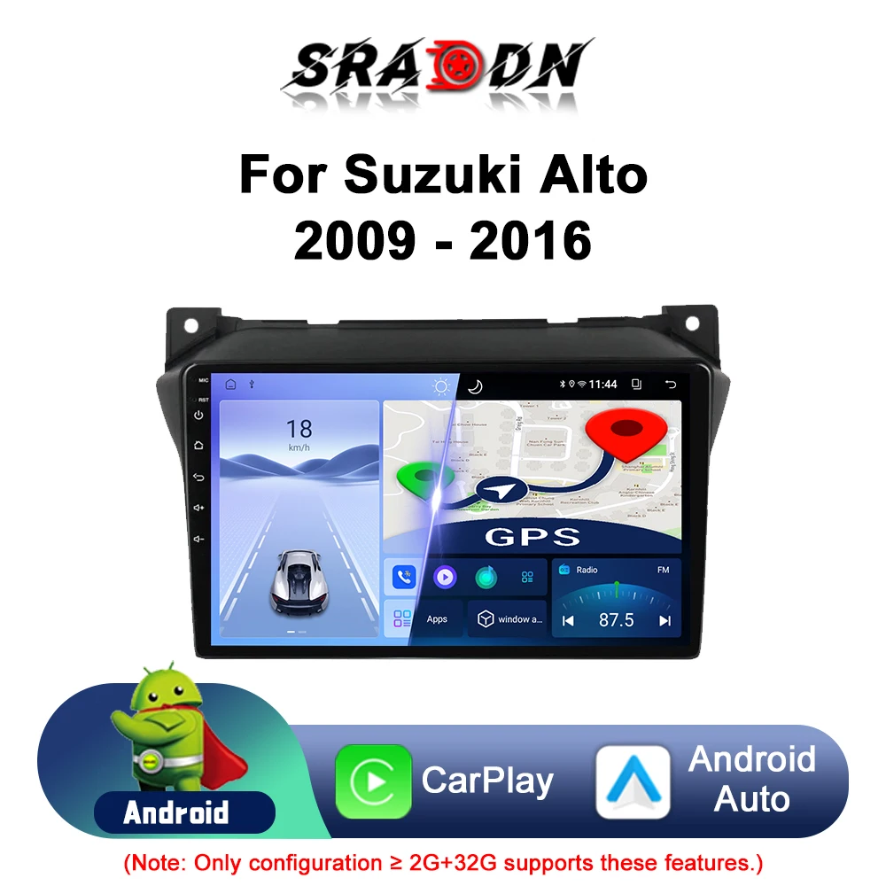 For Suzuki Alto 2009 - 2016 Car Radio Android Automotive Multimedia Video Player GPS Navigation Carplay Touch Screen Auto Stereo
For Suzuki Alto 2009 - 2016 Car Radio Android Automotive Multimedia Video Player GPS Navigation Carplay Touch Screen Auto Stereo