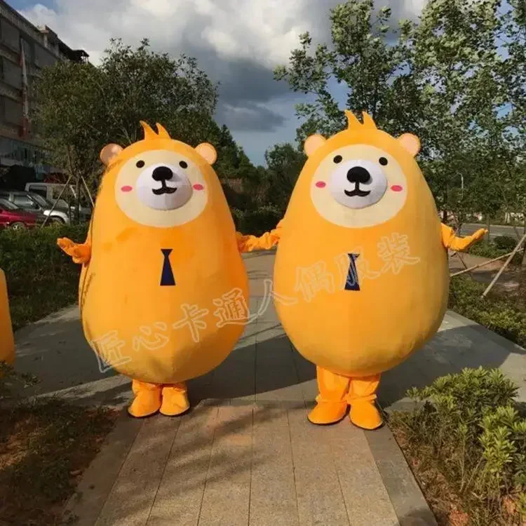 Christmas Yellow Bear Mascot Costume Cute Cartoon Character Mascotte Costum Cosplay Outfits Adult Size
Christmas Yellow Bear Mascot Costume Cute Cartoon Character Mascotte Costum Cosplay Outfits Adult Size
