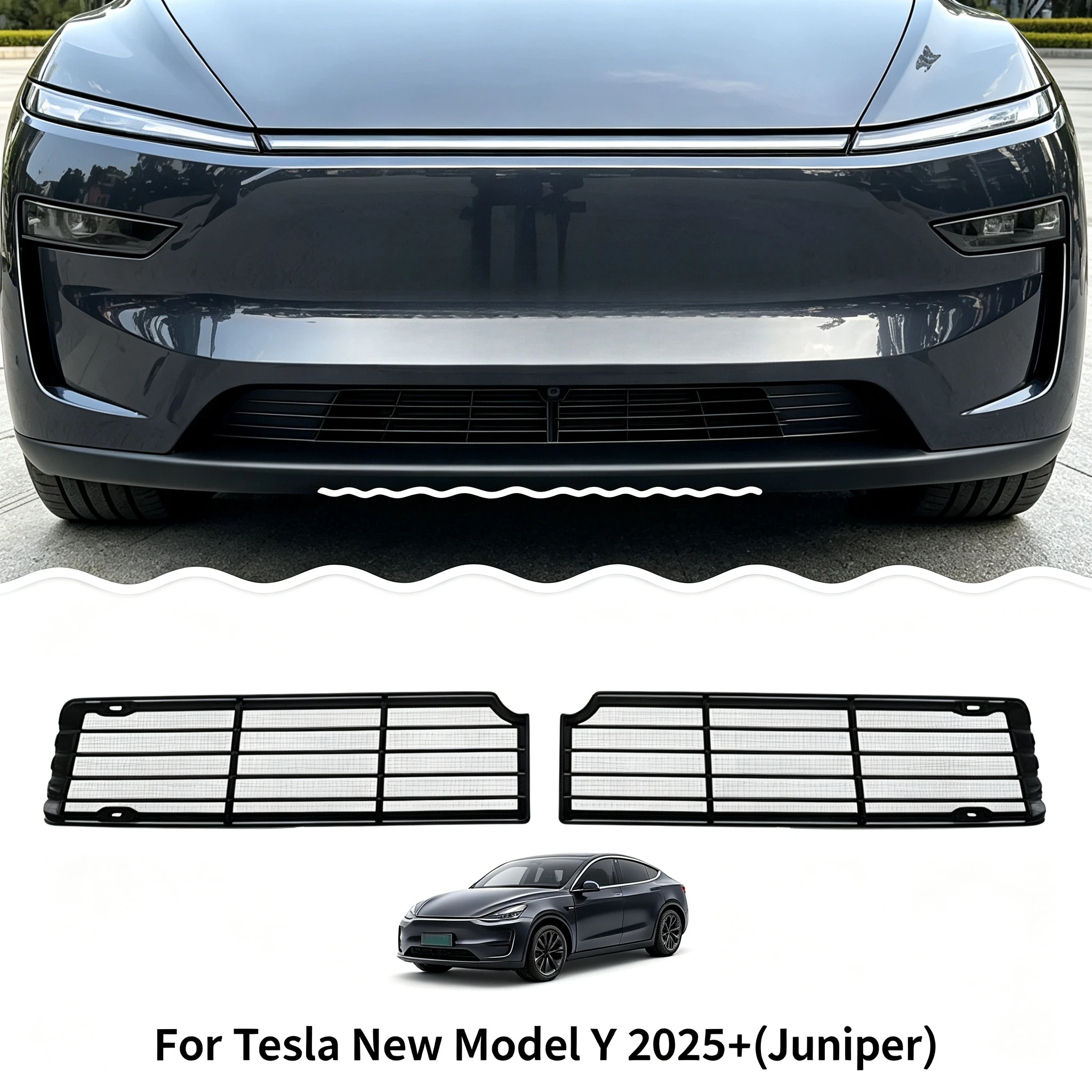 For Tesla Model Y Juniper 2025 Durable Grille Mesh Inserts Front Air Inlet Vent Grille Cover Anti-insect Easy Clean Accessories
For Tesla Model Y Juniper 2025 Durable Grille Mesh Inserts Front Air Inlet Vent Grille Cover Anti-insect Easy Clean Accessories