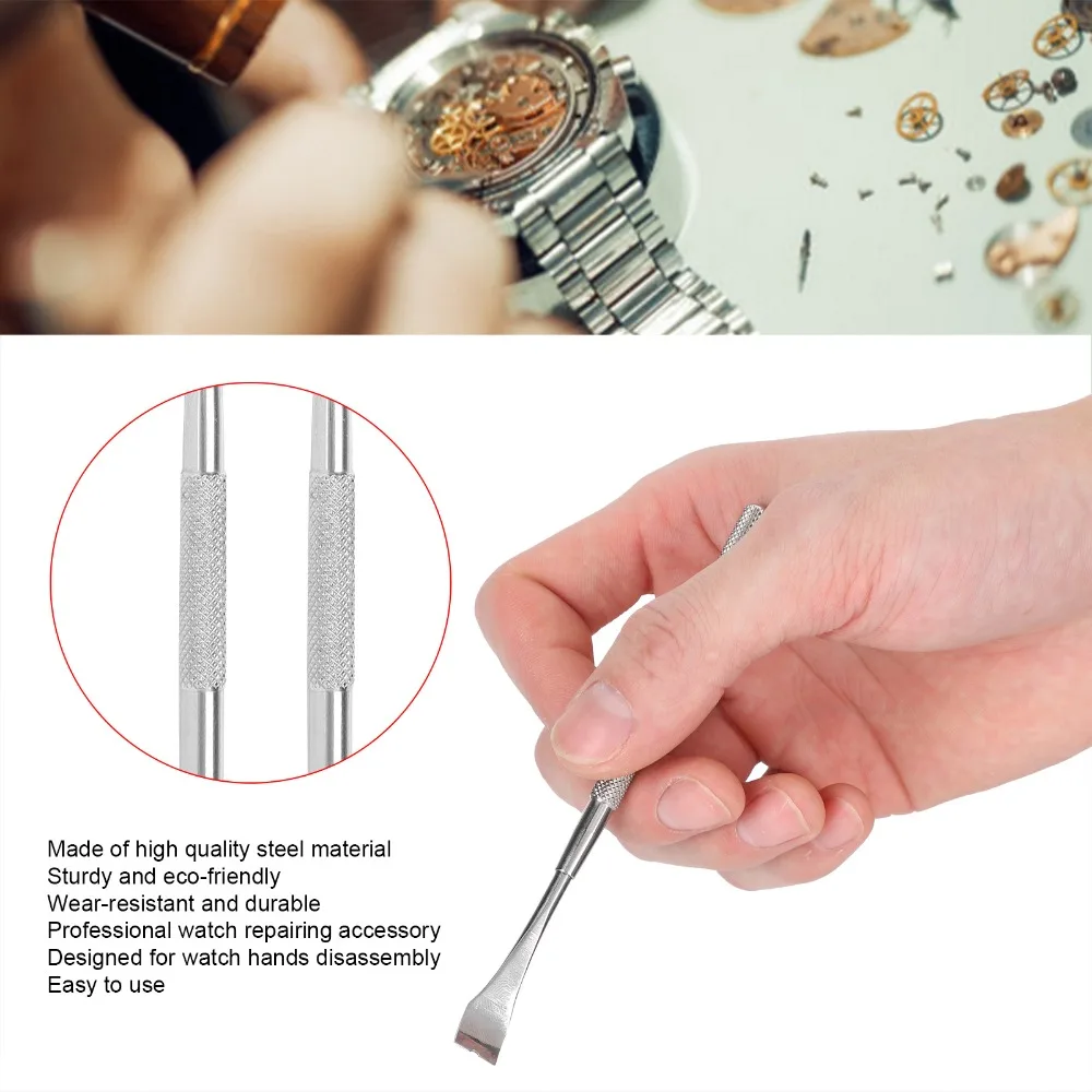2Pcs Easy Use Stainless Steel Watch Hand Tool All Steel Durable Hand Lifter U-Shape Precision Watch Repair Tool Maintenance
2Pcs Easy Use Stainless Steel Watch Hand Tool All Steel Durable Hand Lifter U-Shape Precision Watch Repair Tool Maintenance