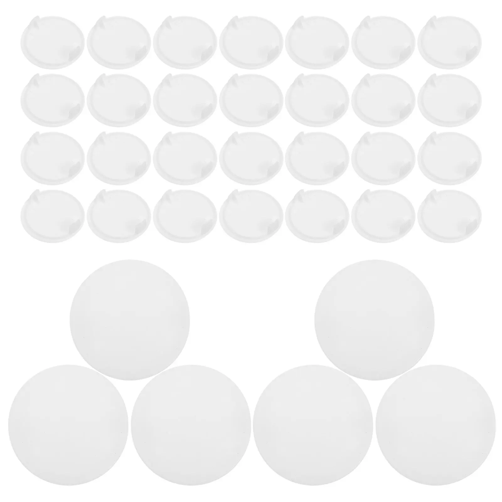50Pcs Round Furniture Hole Covers White Plastic Caps for Table Chair Closet Conceal Screw Holes Smooth Finish Reliable Plug
50Pcs Round Furniture Hole Covers White Plastic Caps for Table Chair Closet Conceal Screw Holes Smooth Finish Reliable Plug