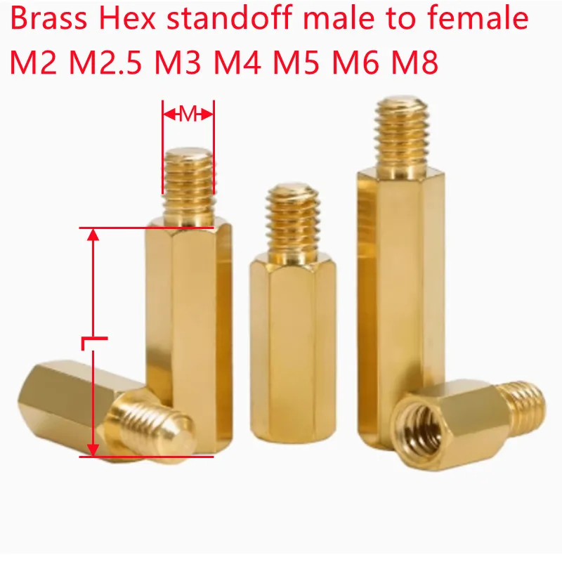 2pcs-50pcs male to female Brass standoff spacer M2 m2.5 m3 m4 m5 M6 M8 Long Hexagonal Brass PCB Spacers
2pcs-50pcs male to female Brass standoff spacer M2 m2.5 m3 m4 m5 M6 M8 Long Hexagonal Brass PCB Spacers