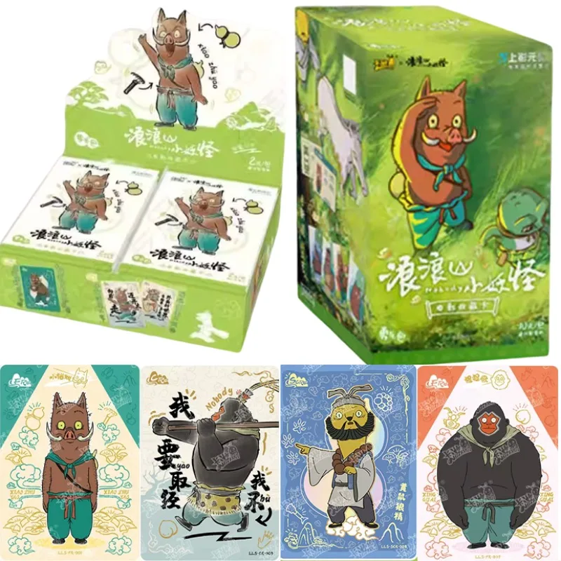KAYOU Langlang Mountain Little Monsters Коллекционные карты Deluxe Edition Courage Dream Pack Аниме Piggy Goblin Gaishi Hero Card
KAYOU Langlang Mountain Little Monsters Коллекционные карты Deluxe Edition Courage Dream Pack Аниме Piggy Goblin Gaishi Hero Card