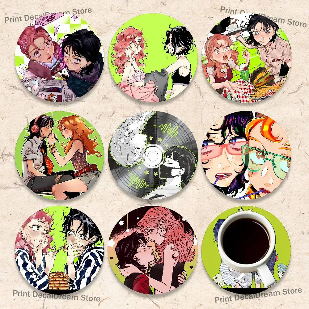 Mitsuki Koga Aya tgswiiwagaa Round Coaster Non-slip table mat Insulated Coasters Kitchen Dining Room Tabletop Decor
Mitsuki Koga Aya tgswiiwagaa Round Coaster Non-slip table mat Insulated Coasters Kitchen Dining Room Tabletop Decor
