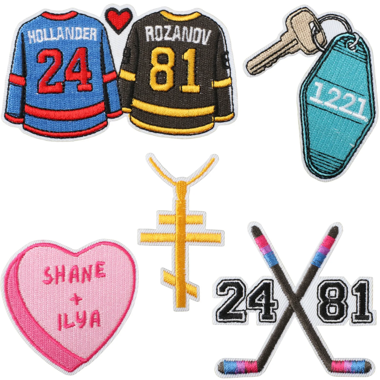 1PCS Game Showdown Embroidery Cloth Sticker Fan Bag Decorative Patch Sticker Ironing Faith Necklace Embroidery Keychain
1PCS Game Showdown Embroidery Cloth Sticker Fan Bag Decorative Patch Sticker Ironing Faith Necklace Embroidery Keychain