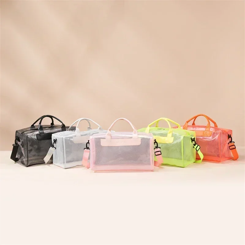 PVC Solid Color 2025 New Travel Duffels Zipper Simple Large Capacity Casual Shoulder Bag Soft Trendy Western Style Handbag
PVC Solid Color 2025 New Travel Duffels Zipper Simple Large Capacity Casual Shoulder Bag Soft Trendy Western Style Handbag