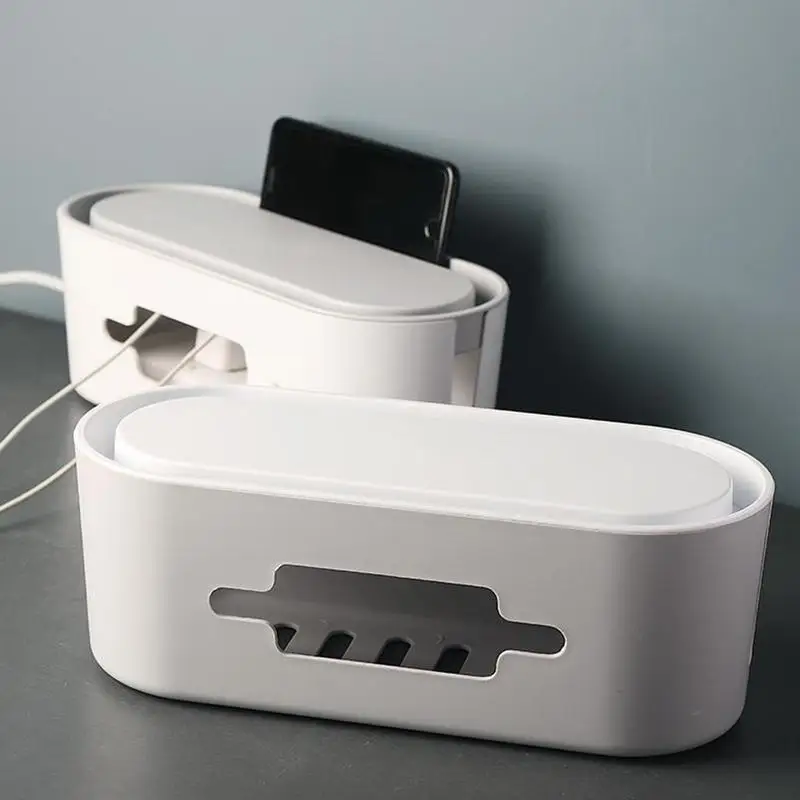 Cord Management Box Creative Cable Holder Box Large Capacity Electrical Cord Management Anti-Electric Shock Desktop Wire
Cord Management Box Creative Cable Holder Box Large Capacity Electrical Cord Management Anti-Electric Shock Desktop Wire