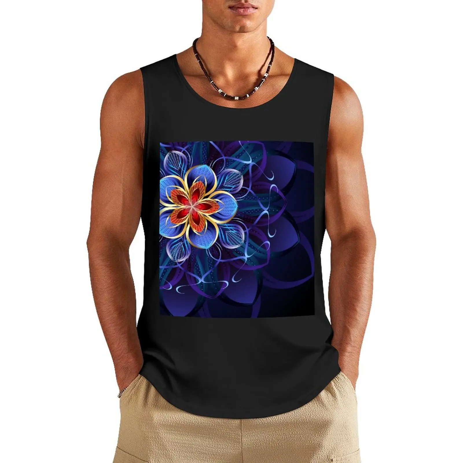 abstract blue flower Tank Top Men's sports t-shirt gym best selling products T-shirt for fitness
abstract blue flower Tank Top Men's sports t-shirt gym best selling products T-shirt for fitness