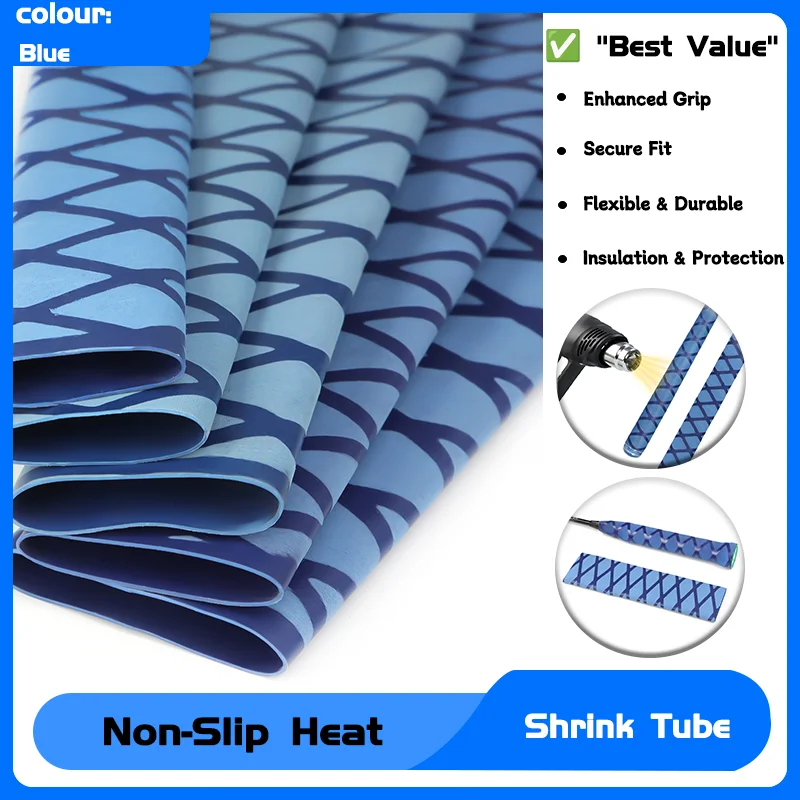 DIY Handle Insulation Waterproof Racket Handle Grip Cover 1M/Pc Blue Anti-slip Heat Shrink Tubing Fishing Rod Wrap Dia 15~50mm
DIY Handle Insulation Waterproof Racket Handle Grip Cover 1M/Pc Blue Anti-slip Heat Shrink Tubing Fishing Rod Wrap Dia 15~50mm