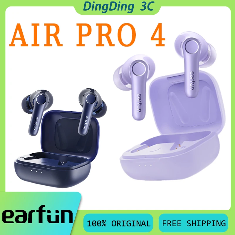 Earfun Air Pro 4 Wireless Bluetooth Earphone AI Noise Reduction Long Battery Life Stereo Sound Waterproof In Ear Headset Custom
Earfun Air Pro 4 Wireless Bluetooth Earphone AI Noise Reduction Long Battery Life Stereo Sound Waterproof In Ear Headset Custom